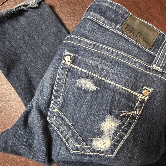 BKE Denim - BKE Stella Women's Ankle Distressed Denim Jeans